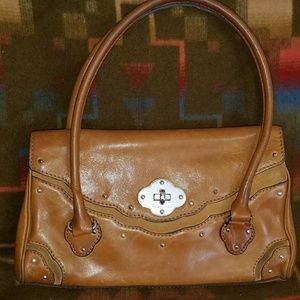 Vintage leather Michael Kors handbag